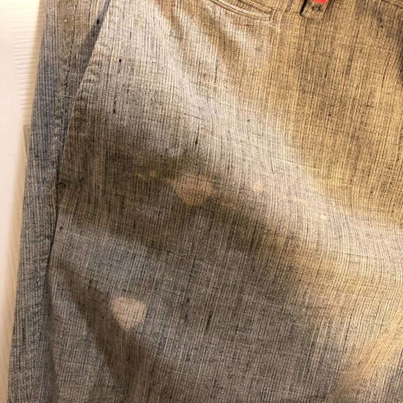 Massimo Dutti Men's Textured 4 Pocket Slim Fit Trouser Pants Gray Size 30 - Picture 9 of 9